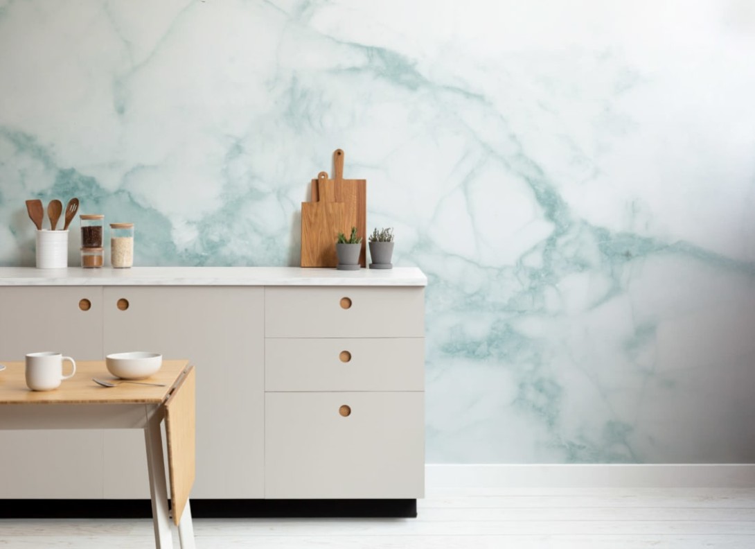 Hovia MA0028GR30W Thread - mural imitujący marmur