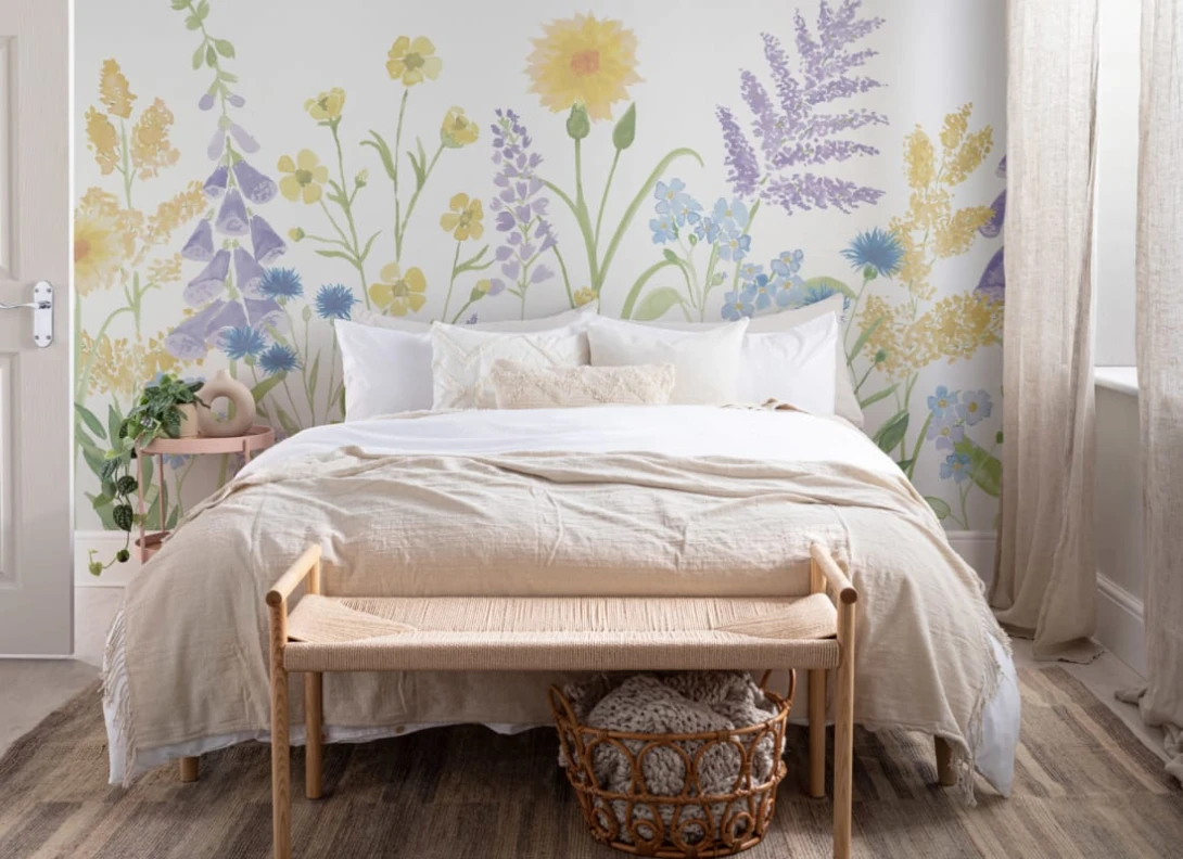 Hovia FL0072MU04W Wildflower - mural w polne rośliny