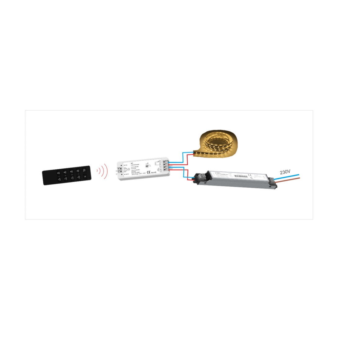 Odbiornik do lampy LED między lamele Lameo V1 1-kanałowy