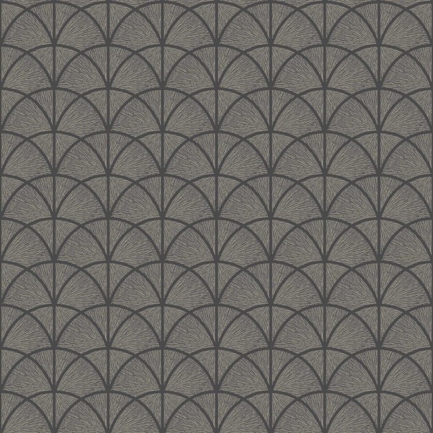 Boras Tapeter 7770 Adorn Deco Arch Black – tapeta łuki w stylu art deco