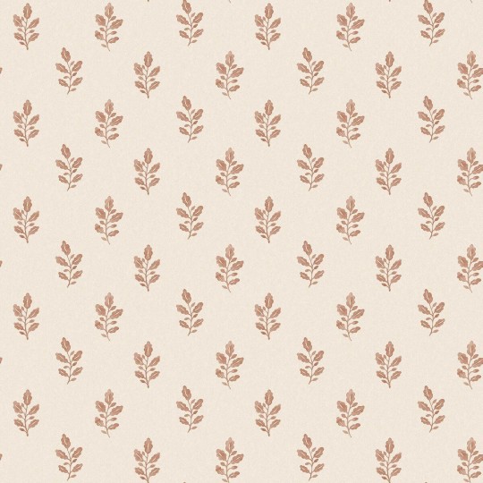 Boras Tapeter 7777 Adorn Little Oak Red – tapeta w liście dębu