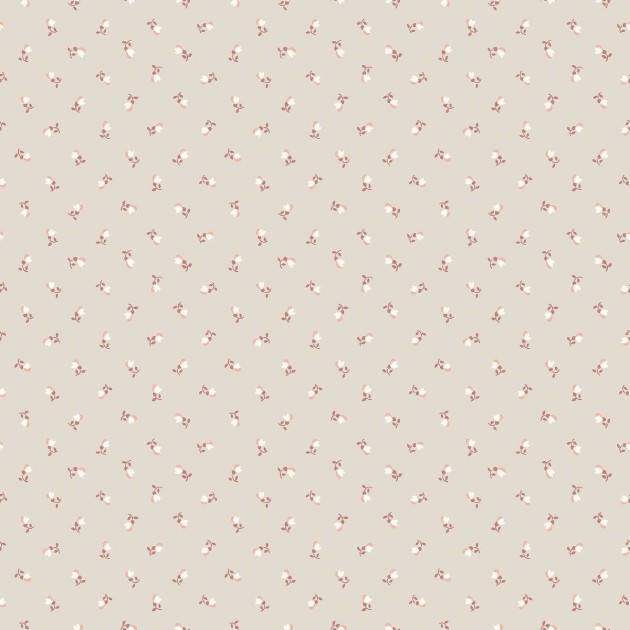 Boras Tapeter 7780 Adorn Petite Cherie Beige – tapeta w małe kwiatki