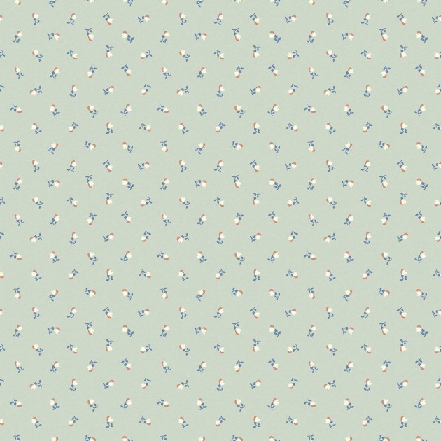 Boras Tapeter 7782 Adorn Petite Cherie Green – tapeta w małe kwiatki