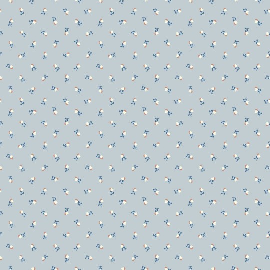 Boras Tapeter 7783 Adorn Petite Cherie Blue – tapeta w małe kwiatki