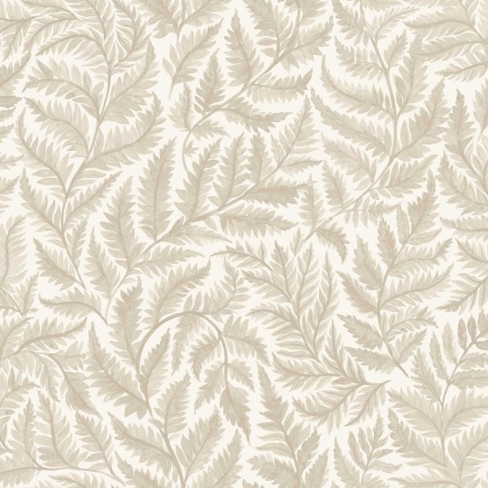 Boras Tapeter 7789 Adorn Ferns Beige – tapeta w liście paproci