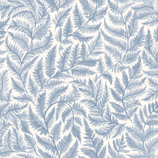 Boras Tapeter 7790 Adorn Ferns Blue – tapeta w liście paproci