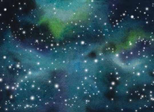 Hovia SG0066DA06W Galaxy Navy - mural w gwiazdy