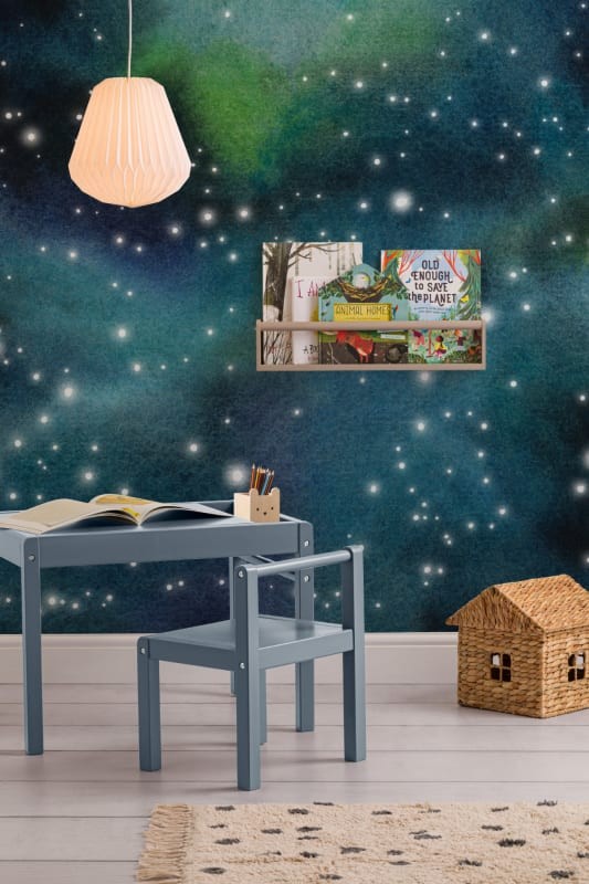 Hovia SG0066DA06W Galaxy Navy - mural w gwiazdy