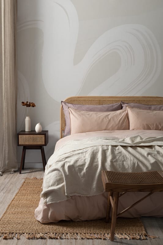 Hovia AB0328NE04W Ink Flow Neutral - mural w abstrakcyjny wzór