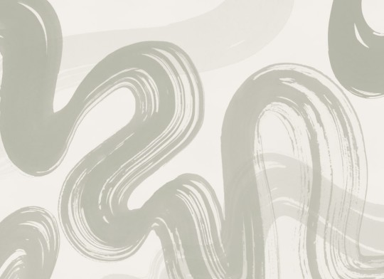 Hovia AB0330GR04W Ink Flow Sage Green - mural w abstrakcyjny wzór