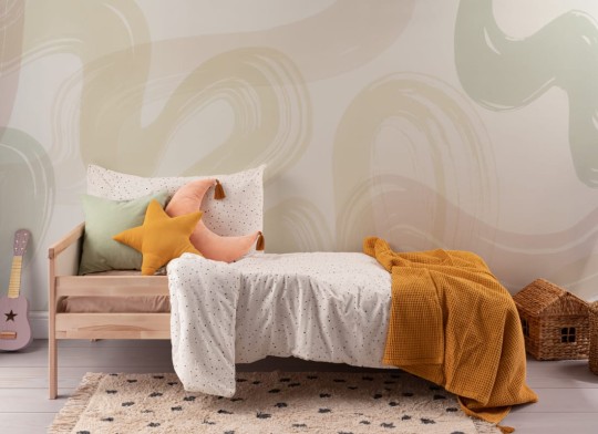 Hovia AB0332PA04W Ink Flow Pastel - mural w abstrakcyjny wzór