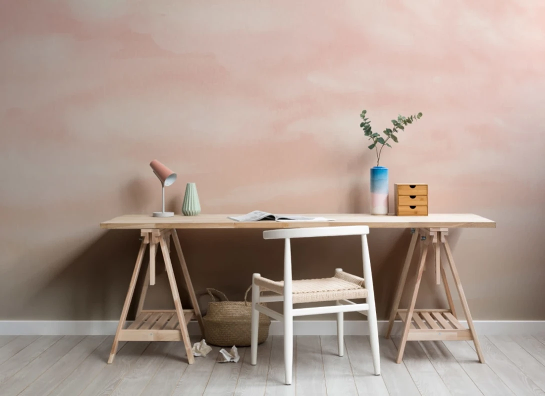 Hovia LA0028PI04W Altocumulus Sunset - mural w akwarelowy pejzaż nieba