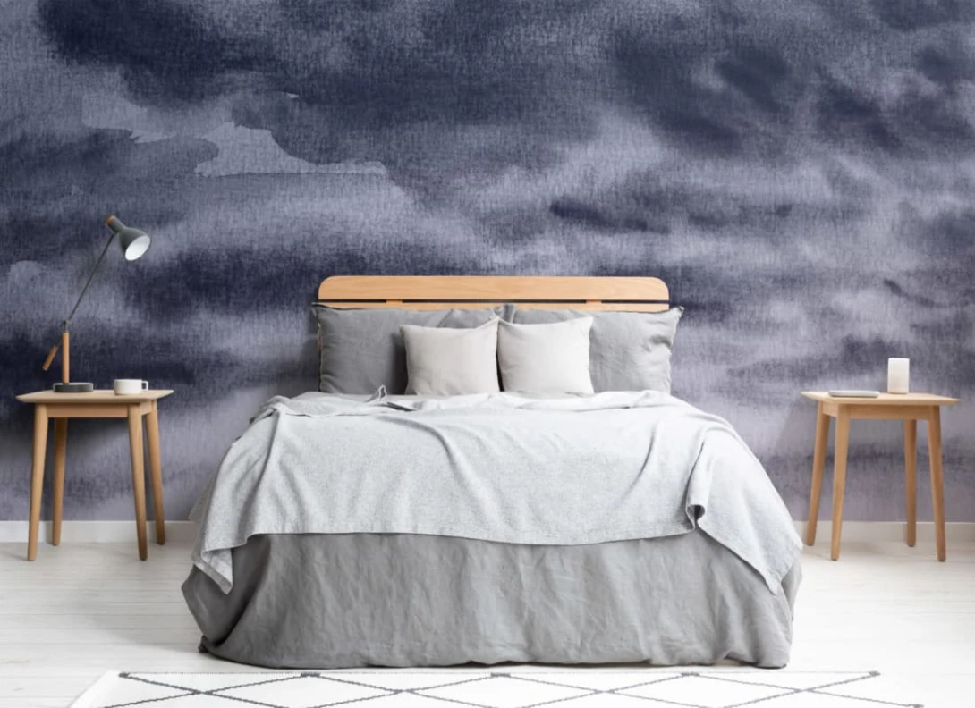 Hovia LA0030PU04W Altocumulus Twilight - mural w akwarelowy pejzaż nieba