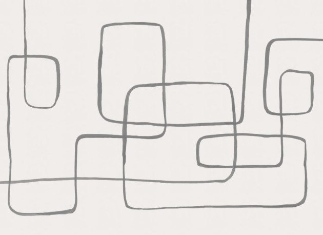 Hovia AB0129GE04W Hypnotic - mural w abstrakcyjny wzór liniowy