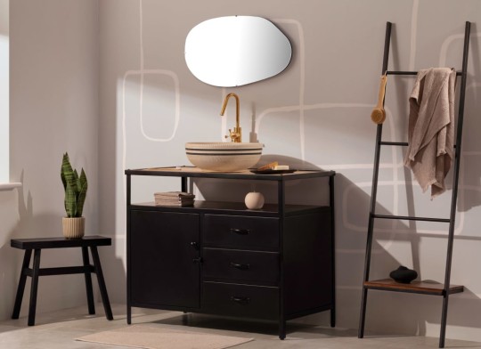 Hovia AB0130BU04W Hypnotic Blue - mural w abstrakcyjny wzór liniowy