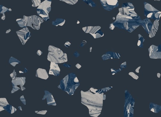 Hovia TZ0006BU05W Lagoon - mural w marmurowe lastryko