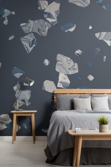 Hovia TZ0006BU05W Lagoon - mural w marmurowe lastryko