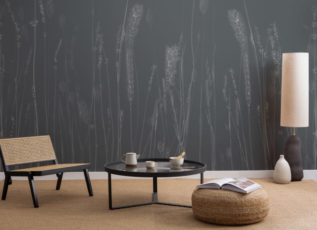 Hovia FL0145DA04W Midnight Meadow - mural w polne trawy