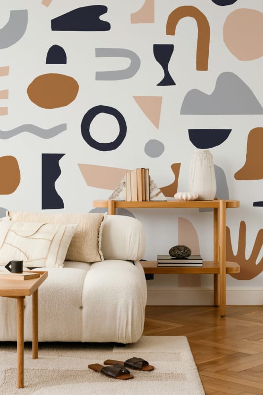 Hovia AB0016PA03W Jagged - mural w abstrakcyjne kształty