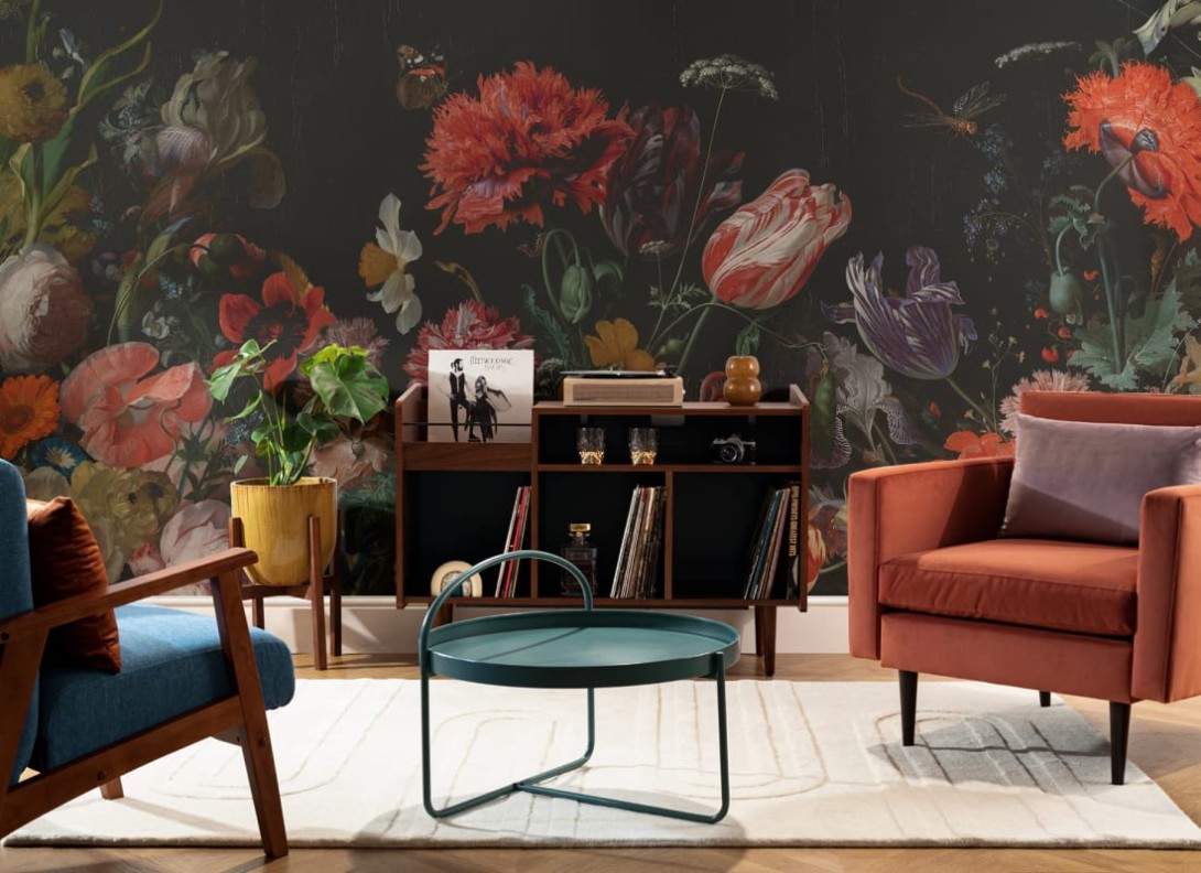 Hovia AR0045DA03W Cornelia - mural w realistyczne kwiaty