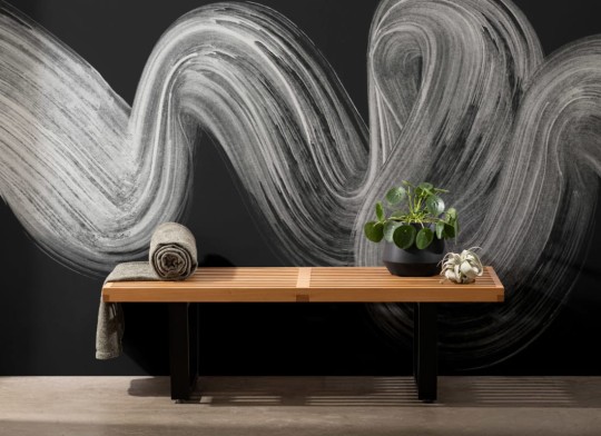 Hovia AB0086BW04W Jackson - mural w abstrakcyjny wzór