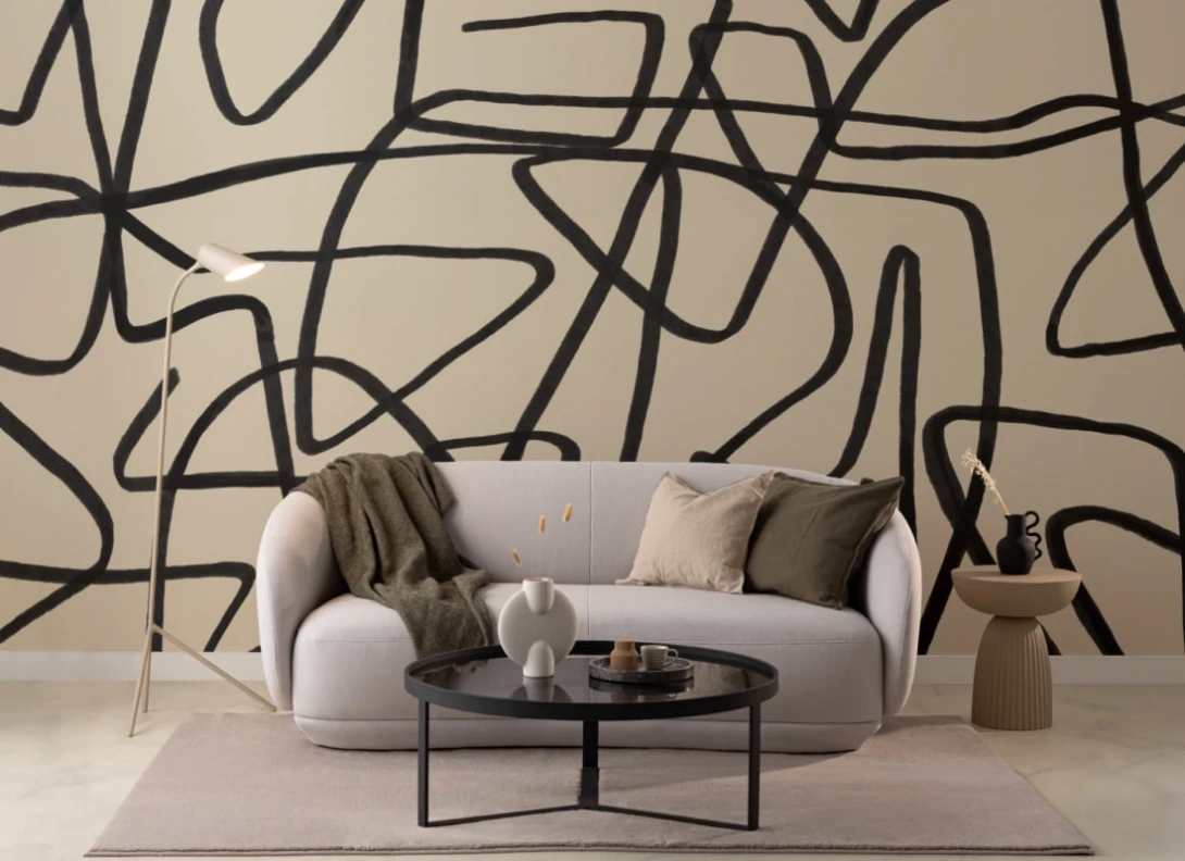 Hovia AB0004BL03W Release - mural w abstrakcyjny wzór