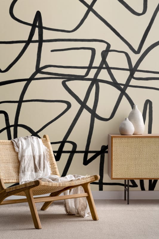 Hovia AB0004BL03W Release - mural w abstrakcyjny wzór