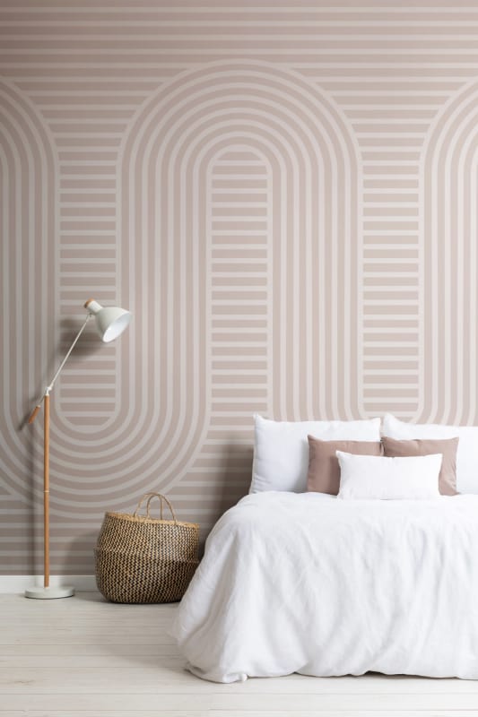 Hovia GE0126PI03W Zen Pink - mural w linie