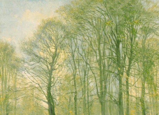 Hovia FO0395GR07W Coppice Green - mural w drzewa