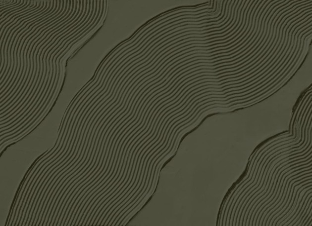 Hovia AB0427GR04W Sculpt Green - mural w organiczne linie