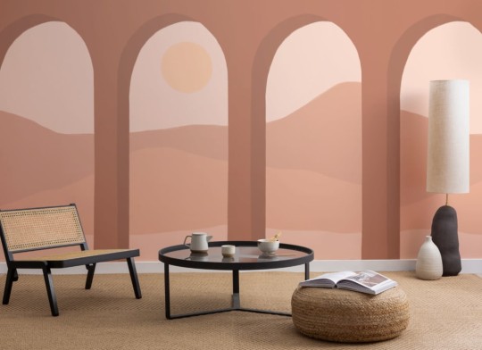 Hovia LA0035NE03W Kalahari - mural w łuki i pustynny krajobraz