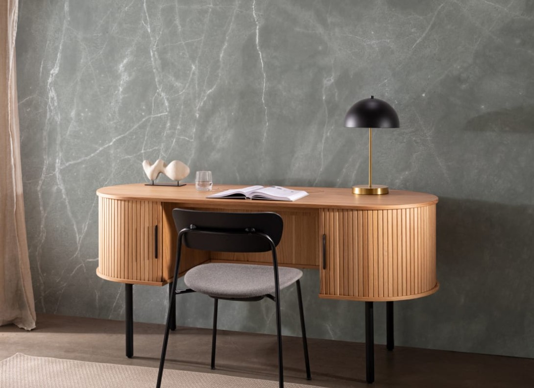 Hovia MA0009GR02W Sage - mural imitujący marmur