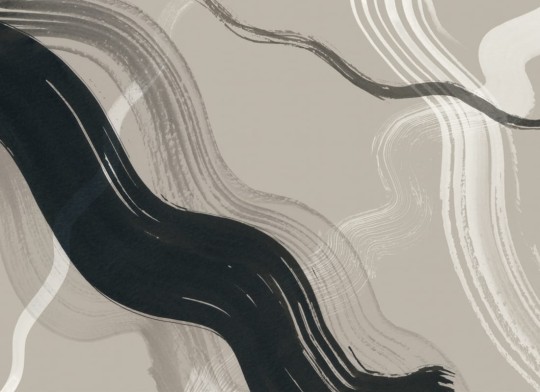 Hovia AB0325NE04W Brush Taupe - mural w abstrakcyjne linie