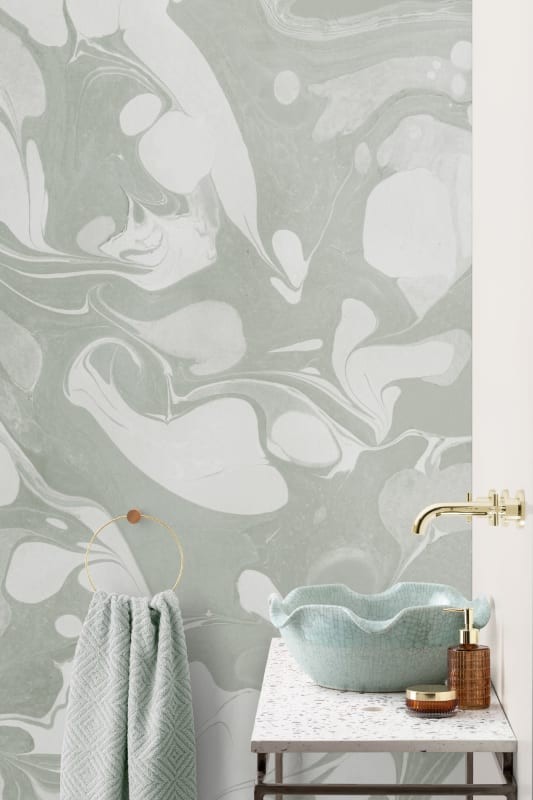 Hovia MA0016GR02W Swish - mural w abstrakcyjny wzór