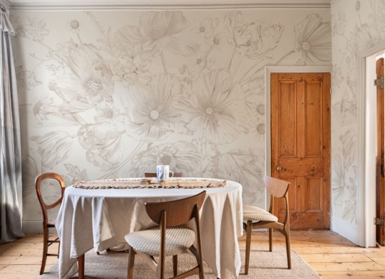 Hovia FL0526NE03W Bouquet Neutral - mural w kwiaty