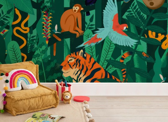 Hovia CH0054MU30W Beasties - mural w egzotyczne zwierzęta