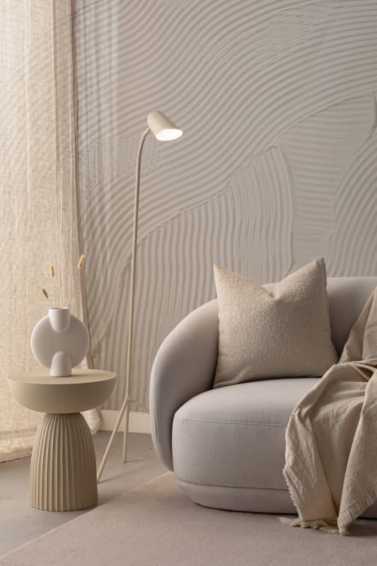 Hovia AB0434WH04W Scrape Neutral - mural w organiczne rzeźbione linie