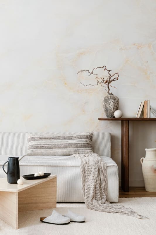 Hovia MA0029WH30W Fissure - mural imitujący marmur