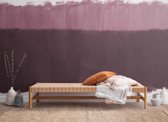 Hovia AB0057PU02W Altitude Magenta - mural w abstrakcyjny wzór