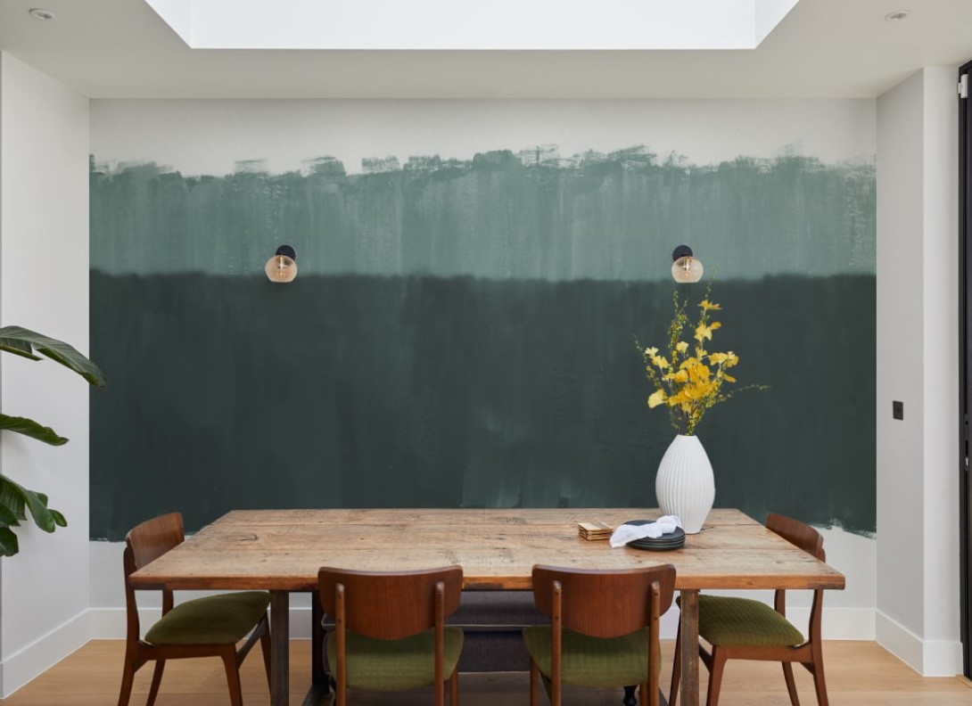 Hovia AB0059GR02W Altitude Green - mural w abstrakcyjny wzór