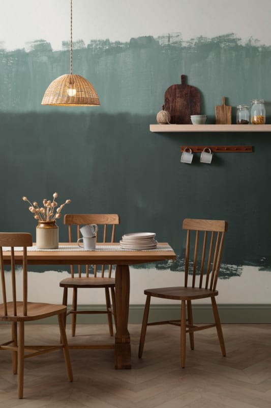 Hovia AB0059GR02W Altitude Green - mural w abstrakcyjny wzór