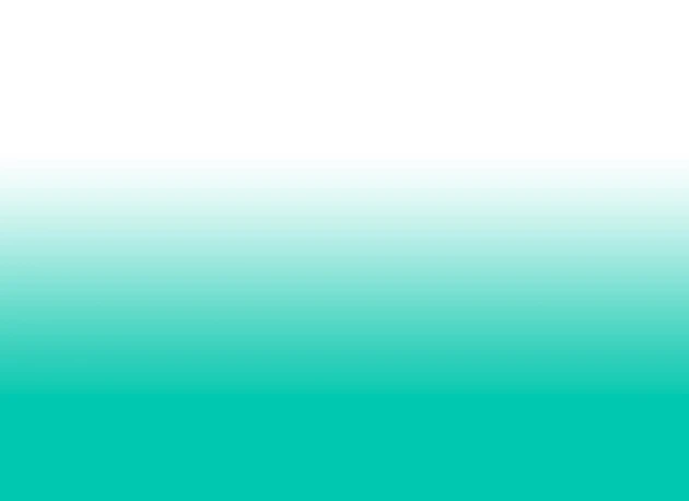 Hovia OM0002BU01W Radiant Turquoise - mural z efektem ombre