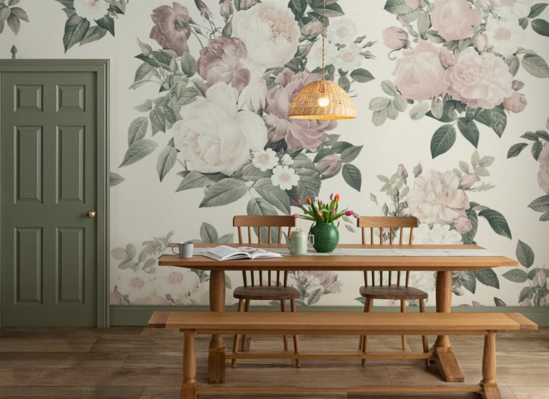 Hovia FL5025NE04W Giverny - mural w kwiaty