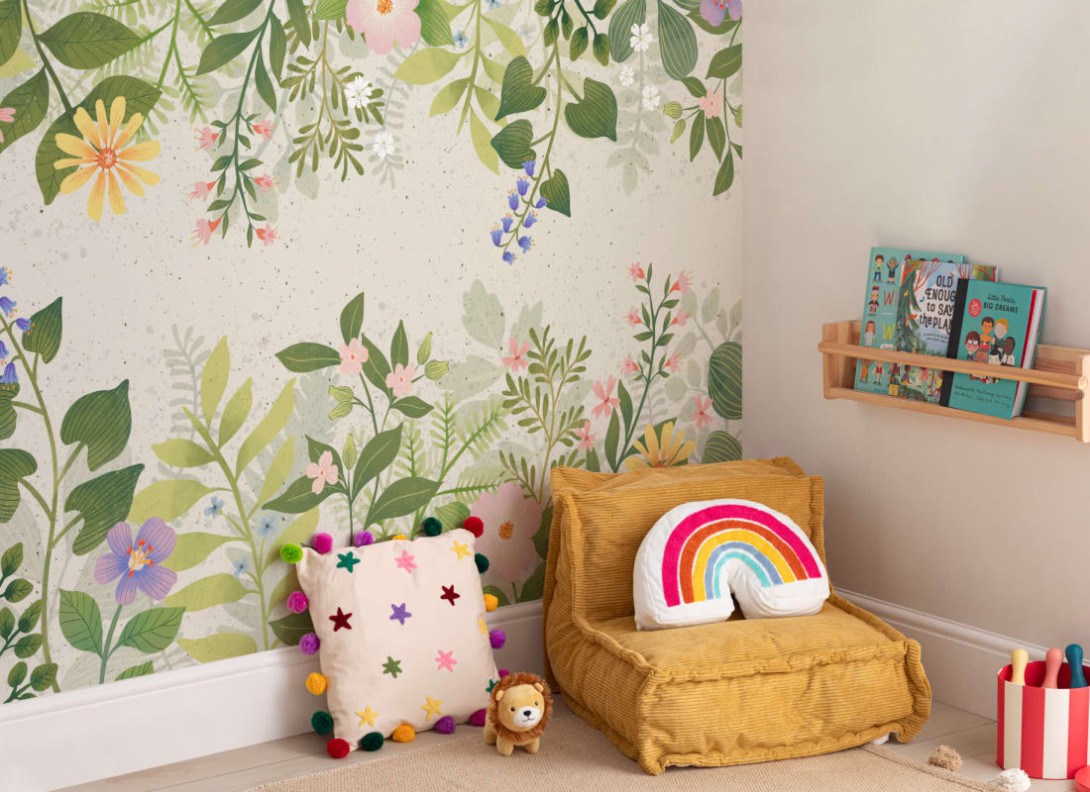 Hovia FL0135MU07W Secret Garden - mural w motyw ogrodu