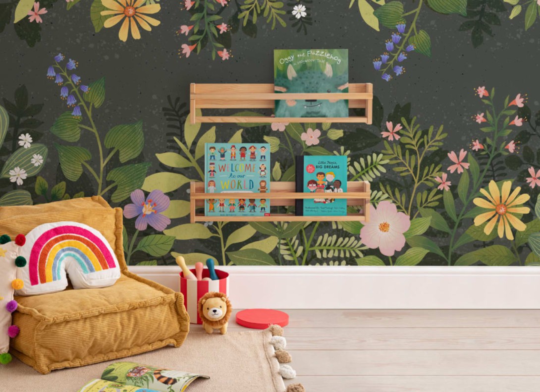 Hovia FL0136GR07W Secret Garden Dark - mural w motyw ogrodu