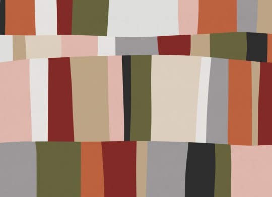 Hovia ST0012MU04W Cadence - mural w kolorowe pasy