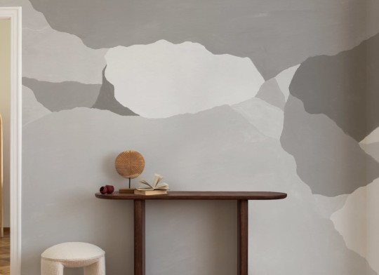 Hovia AB5274NE04W Fracture Grey - mural w abstrakcyjny wzór