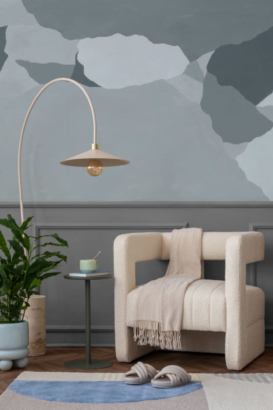 Hovia AB5275BU04W Fracture Blue - mural w abstrakcyjny wzór