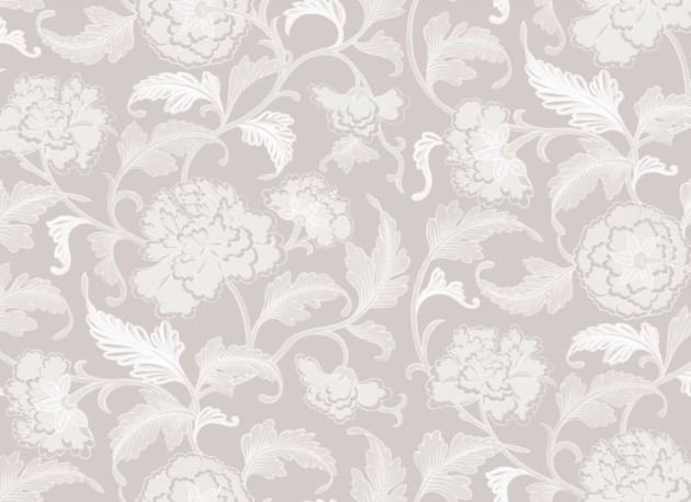 Hovia FL5070NE04W Falangcai Grey- mural w piwonie