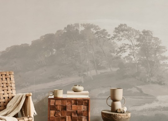 Hovia FO0374NE04W Sørupvang Hills Neutral - mural w krajobraz duńskich wzgórz